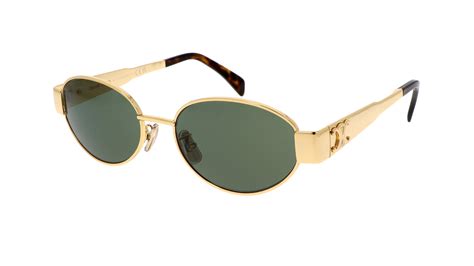 women's celine triomphe metal cl40235u sunglasses|TRIOMPHE METAL 01 SUNGLASSES IN METAL.